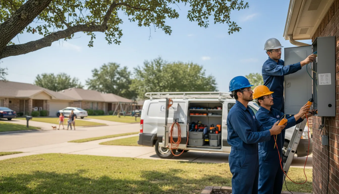 Certified electrician providing emergency electrical services in Harrisburg, NE